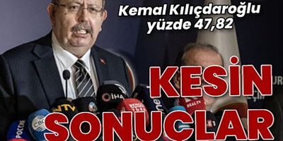 Cumhurbaşkanlığı ikinci tur seçimi kesin sonuçları açıklandı